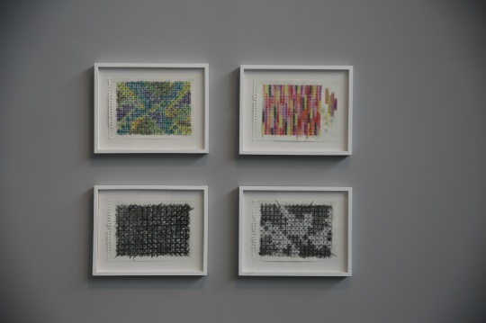 丁乙 《十示手稿》系列  紙上彩色鉛筆 19.5×27cm 2008年
