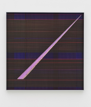 張如怡 《尖-4》 紙上綜合材料  80×80 cm 2016
