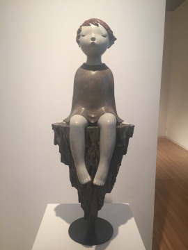 李偉&劉知音 《日不落》 36×38×98cm 鑄銅化學著色 2016