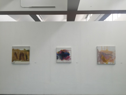 馬樹(shù)青作品，左起：《無(wú)題2010-1》、《2010-2》、《2010-3》
