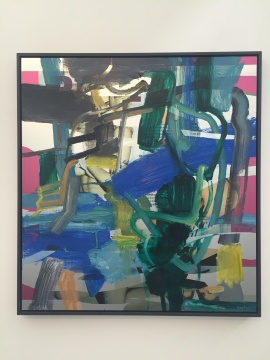 袁佐 《六月的一天3》 120×130cm 鋁板油畫(huà) 2015

