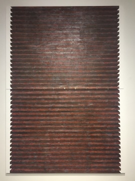 《斷層》 140×200cm×2 布面綜合材料 2015
