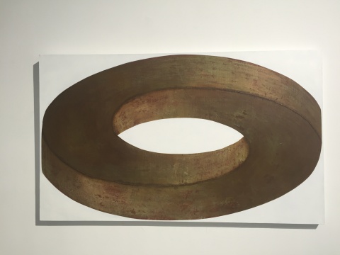 《矛盾體10》 90×150cm 布面綜合材料 2016
