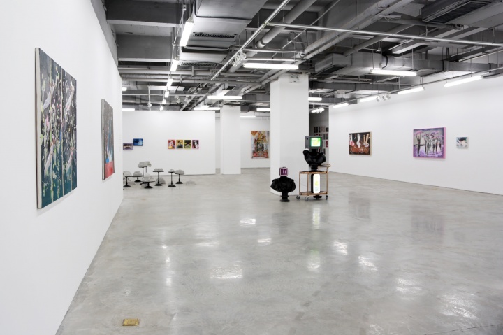 張釗瀛個(gè)展“意識(shí)的修煉”展覽現(xiàn)場(chǎng) 那特畫廊
