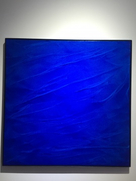 《證悟·藍NO.22》 120×120cm 布面油畫 2016
