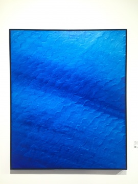 《證悟·藍NO.25》 120×100cm 布面油畫 2016
