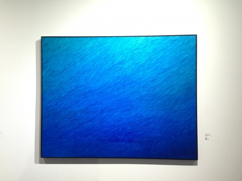 《證悟·藍NO.29》 125×160cm 布面油畫 2016
