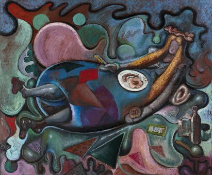 鄒濤 《屌絲公主》 140×170cm布面油畫 2015
