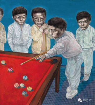 
忻海洲《游戲規(guī)則之二》 198×178cm  布面油畫  1992

估價(jià)：60萬港幣 至 100萬港幣

