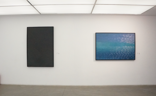 《混合的力量-水氣》100×150cm 布面油畫 2015（右）
