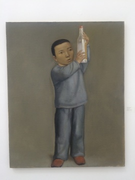 段建偉 《酒》 160×80cm 布面油畫 2010