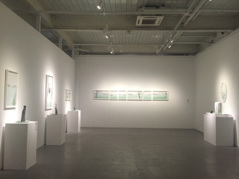 展覽現(xiàn)場，沈豈厲作品
