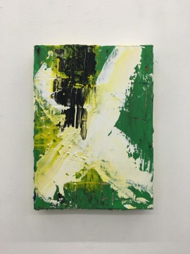 寬云作品 27x37cm，綜合材料 2016
