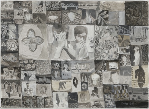 王頃《香煙》78×108cm 紙本丙烯  2016
