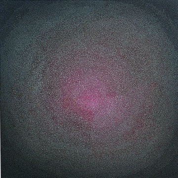 王光樂 《水磨石2004.2.7-2004.4.5》 179.9×179.9cm  布面油畫  2004 成交價：428萬港幣  香港蘇富比2016春拍
