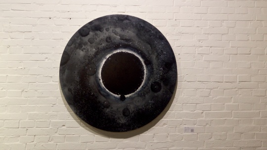 《黑》 100x100cm 布面油畫(huà) 2016
