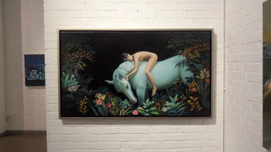 《以夢(mèng)為馬》 68×120cm 布面油畫(huà) 2016
