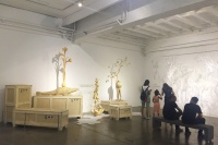 跨媒介的人性剖析 “影射：幕布上的實(shí)像”在山藝術(shù)開幕,蒼鑫,蘇旺伸,黨若洪,金玄植,樸成泰