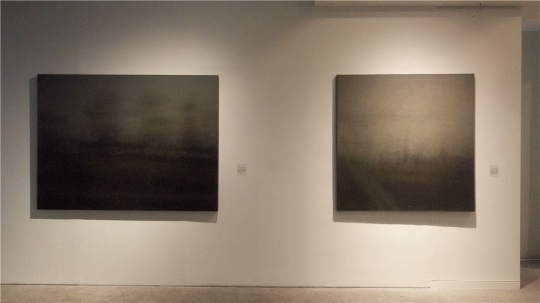 王鳳鴿 《在路上》《問》 布面丙烯油畫 2013
