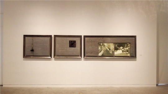 閆珩 《迦南》 114×94cm×2、214×94cm  繪畫裝置 2016
