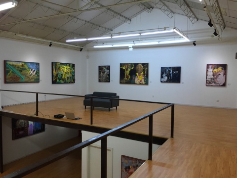 58藝術(shù)空間 張釗瀛個(gè)展“成人之地”展覽現(xiàn)場
