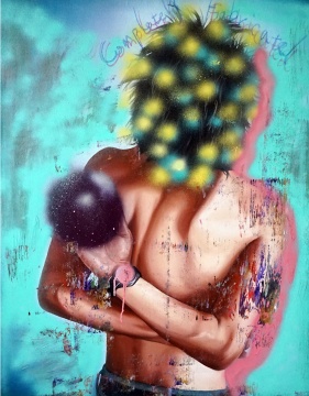 張釗瀛 《派對(duì)上抽到了禮物》 80×100cm 布面油彩 2016
