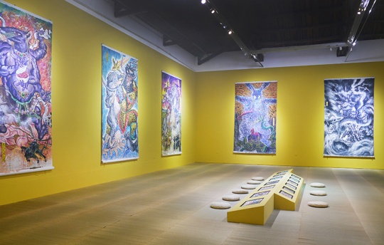 龔旭個展“暴裂的十二生肖之東方再起”798藝術(shù)區(qū)空間站展覽現(xiàn)場