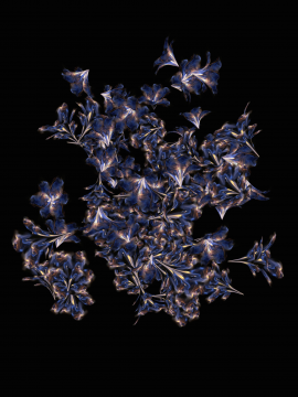 《能量場 No.1》75×100cm   康頌310克鉑金纖維藝術(shù)紙  2016

