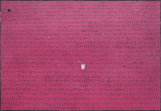 《無題》112x163cm 綜合材料 2013
