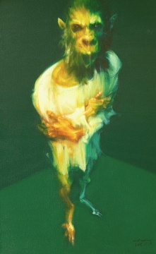 《身體的圖像、我自己》 130×80cm 布面油畫 2007
