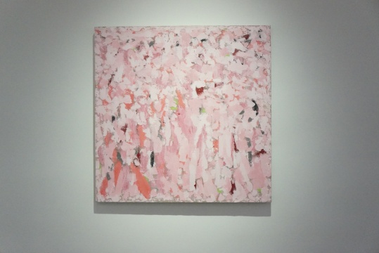 陳亮《無(wú)題1606》 100X100cm 布面丙烯 2016
