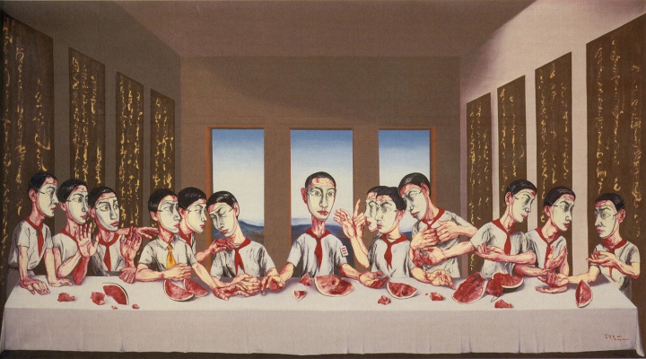 《最后的晚餐》220×395cm 布面油畫 2001
成交價(jià):1.8億港幣(1.4億人民幣) 香港蘇富比2013年秋季拍賣會(huì)
《最后的晚餐》220×395cm 布面油畫 2001
成交價(jià):1.8億港幣(1.4億人民幣) 香港蘇富比2013年秋季拍賣會(huì)