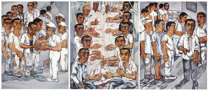 《協(xié)和醫(yī)院系列之三》(三聯(lián)作) 150×115cm×3 布面油畫 1992
成交價(jià):1.13億港幣(8900萬人民幣) 佳士得香港2013年秋季拍賣會(huì)
《協(xié)和醫(yī)院系列之三》(三聯(lián)作) 150×115cm×3 布面油畫 1992
成交價(jià):1.13億港幣(8900萬人民幣) 佳士得香港2013年秋季拍賣會(huì)