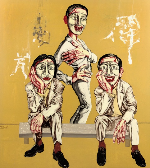 《面具系列》200×180cm 布面油畫 1996
成交價(jià):3090萬港幣(2557.4萬人民幣) 佳士得香港2011年秋季拍賣會(huì)
《面具系列》200×180cm 布面油畫 1996
成交價(jià):3090萬港幣(2557.4萬人民幣) 佳士得香港2011年秋季拍賣會(huì)
