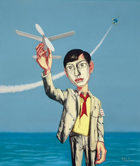 《面具系列1998五號(hào)》196.2×168.2cm 布面油畫 1998 成交價(jià):3090萬港幣(2533.8萬人民幣) 香港蘇富比2011年秋季拍賣會(huì) 《面具系列1998五號(hào)》196.2×168.2cm 布面油畫 1998 成交價(jià):3090萬港幣(2533.8萬人民幣) 香港蘇富比2011年秋季拍賣會(huì)