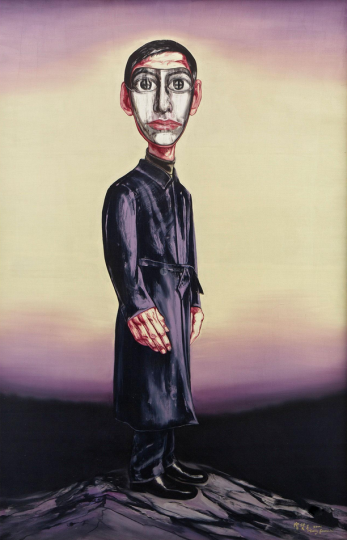 《面具系列》220×145cm 布面油畫 2001
成交價(jià):2812萬港幣(2218.7萬人民幣) 香港蘇富比2013年秋季拍賣會(huì)
《面具系列》220×145cm 布面油畫 2001
成交價(jià):2812萬港幣(2218.7萬人民幣) 香港蘇富比2013年秋季拍賣會(huì)