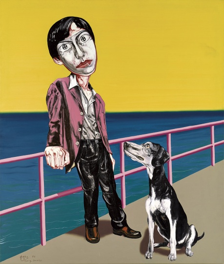 《面具系列》169×144.3cm 布面油畫 1998
成交價(jià):2084萬港幣(1669萬人民幣) 佳士得香港2015年春季拍賣會(huì)
《面具系列》169×144.3cm 布面油畫 1998
成交價(jià):2084萬港幣(1669萬人民幣) 佳士得香港2015年春季拍賣會(huì)