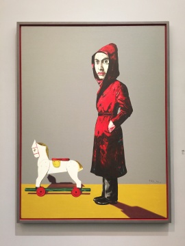 《肖像》 200 x 150 cm 布面油畫  2004  ? 曾梵志工作室
