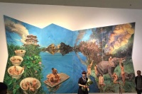 良辰美景秋涼天 喻紅個(gè)展“游園驚夢”于中央美術(shù)學(xué)院美術(shù)館開幕,喻紅,范迪安
