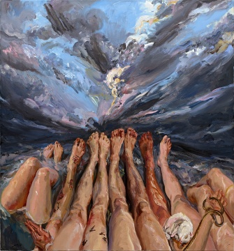 《風起云涌》140 x 150 cm 布面丙烯  2015   

 
