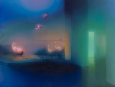 《Shore》225x300cm 布面油畫(huà)  2016
