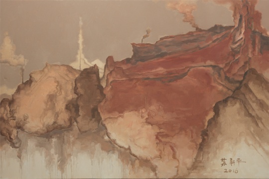 蘇新平 《灰色20號》 200×300cm 布面油畫 2016年
