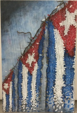 安卡波特 《等待》217X156.5cm 混合織物  2013
