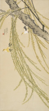 陳樹人《淡黃楊柳舞春風》
