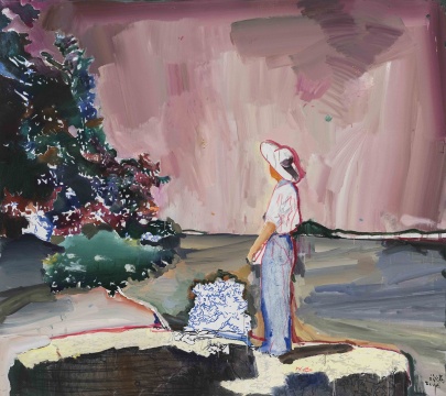 許宏翔 《看過去》 160×180cm 布面油畫 2016
