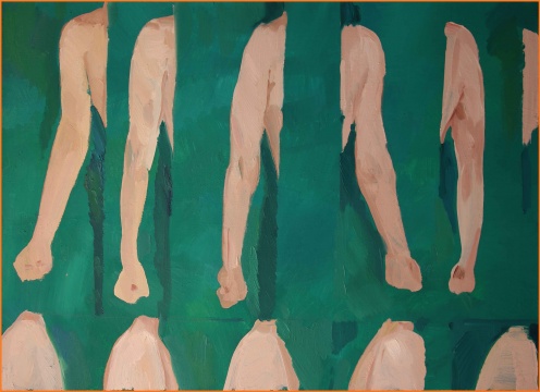 張宇飛 《肢體no.2(limbs no.2)》 110×150cm 布面油畫 2014
