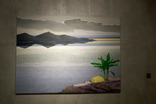 張木 《遠(yuǎn)山》 150×200cm 布面油畫 2015
