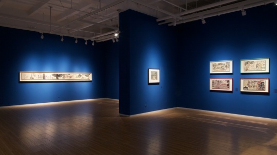 李津展覽“九州行”現(xiàn)場
