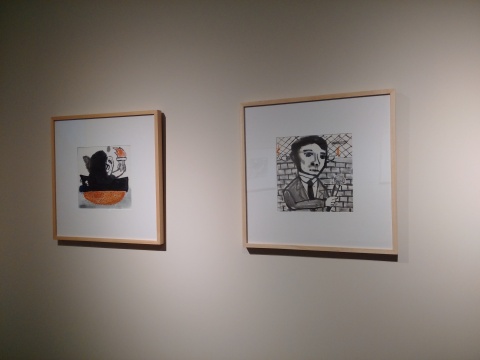 錢嶸 《讀書筆記》 70×70cm 紙本水墨 2013-2015
