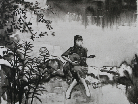 邱黯雄 《民國(guó)風(fēng)景》 14’27” 黑白動(dòng)畫片 2007
